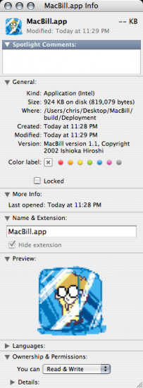 macbill intel